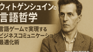 ウィトゲンシュタインの言語哲学｜言語ゲームで実現するビジネスコミュニケーション最適化術