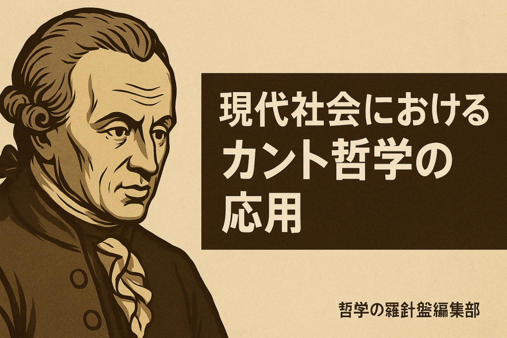 現代社会におけるカント哲学の応用