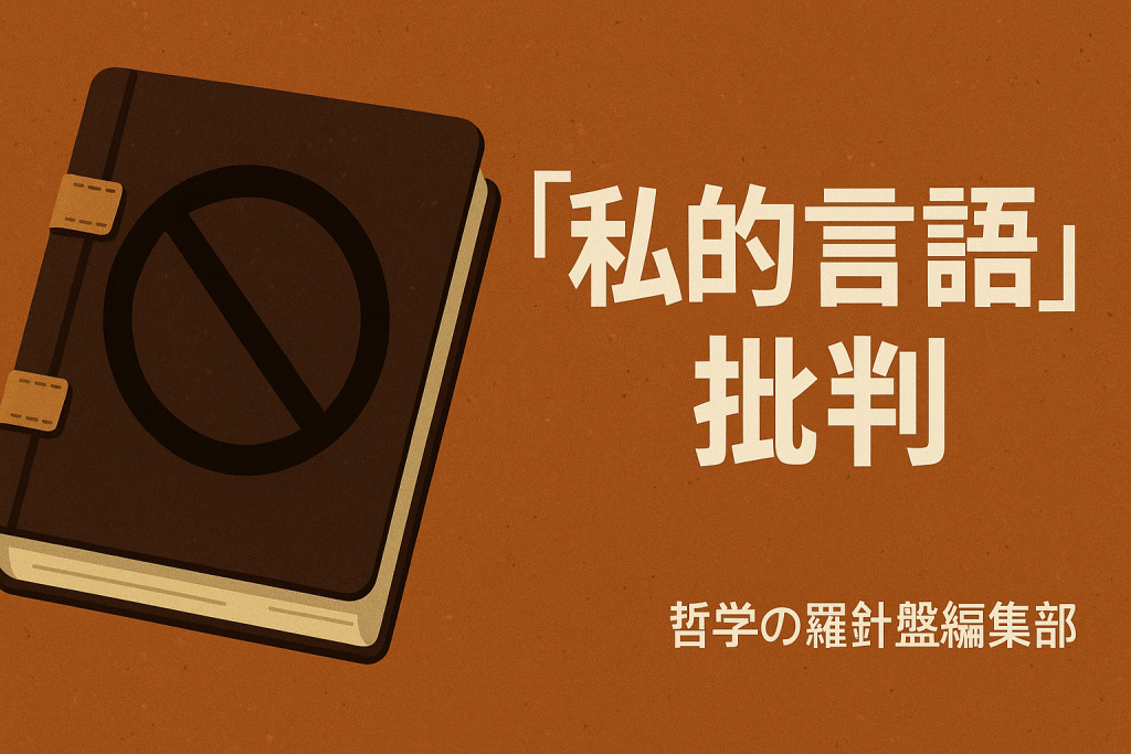 「私的言語」批判