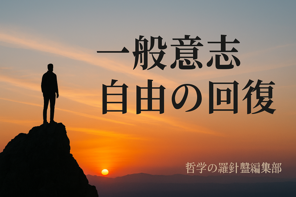「一般意志」と「自由の回復」